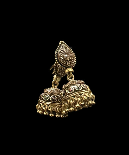 Golden Heritage Jhumkas