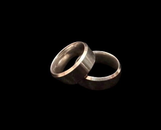 Round Stainless Steel Titanium Ring